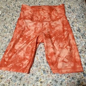 Pink bike shorts (long)